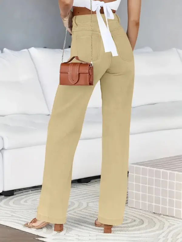 Trendy Casual Womens Long Pants - Image 2