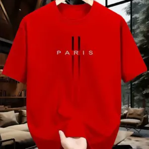 Paris Color Vertical Stripes T Shirt