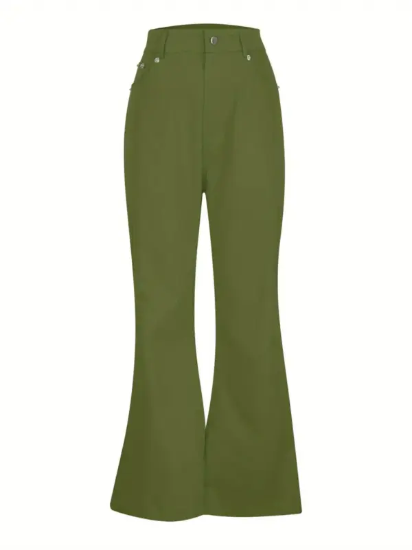 Mid Rise Casual Bell Bottoms - Image 2