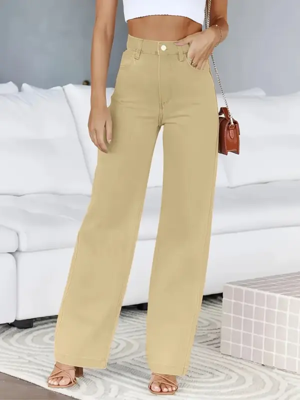 Trendy Casual Womens Long Pants - Image 3