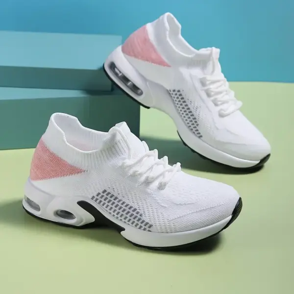 Women Breathable Knitted Sock Sneakers - Image 3