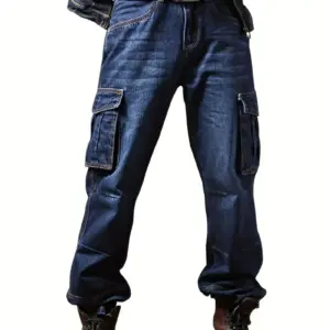 Men Outdoor Casual Workwear Multi Pockets Pants