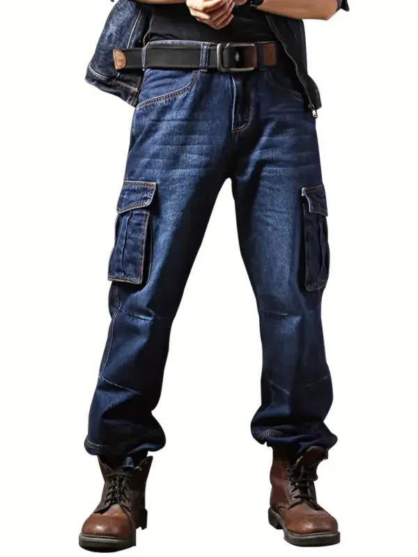 Men Outdoor Casual Workwear Multi Pockets Pants