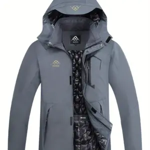 Men Warm Winter Coat Mountain Ski Jacket