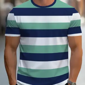 Men Casual Short Sleeve T Shirt