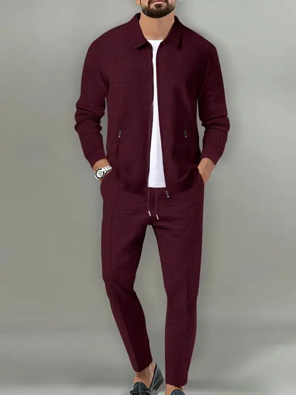 Long Sleeve Jacket And Jogging Pants Set