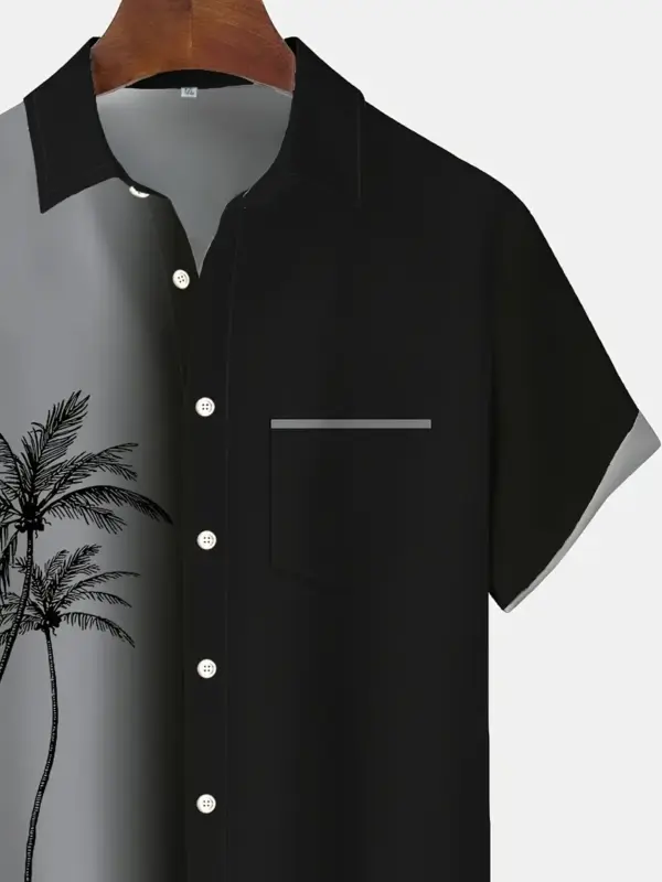 Casual Short Sleeve Button Down Shirt - Image 6