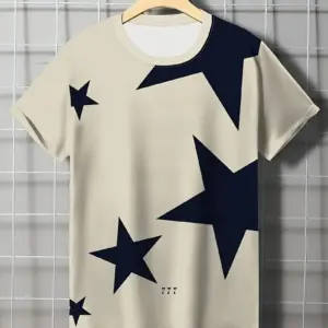 Men Star Print T-Shirt