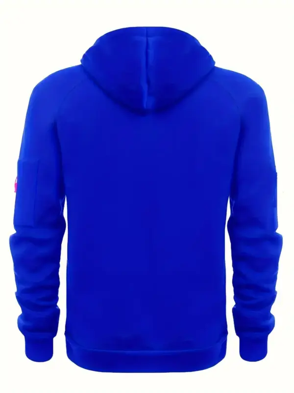 Men Casual Hooded Sweatshirt - Image 2