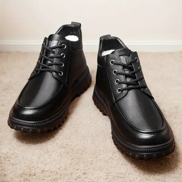 Men Premium Leather Ankle Shoes - Image 2