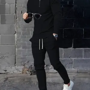 Men Long Sleeve Long Pants Suit