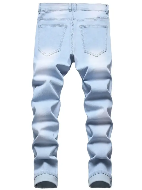 Men Slim Stretch Jeans - Image 2