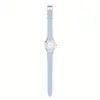 Elegant Light Blue Women Quartz Watch