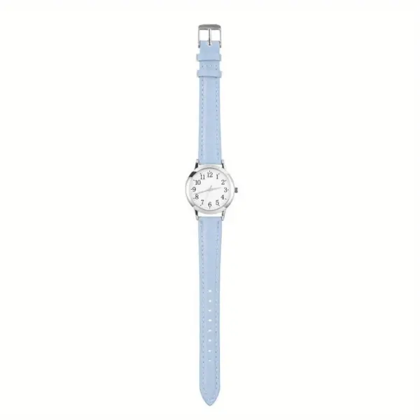 Elegant Light Blue Women Quartz Watch