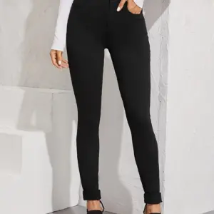 Elegant High Waist Skinny Jeans for Women Button