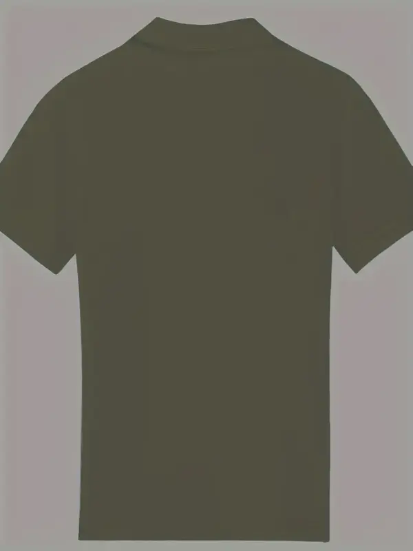 Chic Green Vneck Tshirt - Image 2