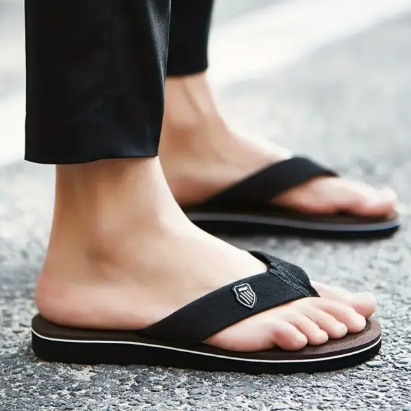 Mens Quick Dry Anti Slip Flip Flops - Image 2