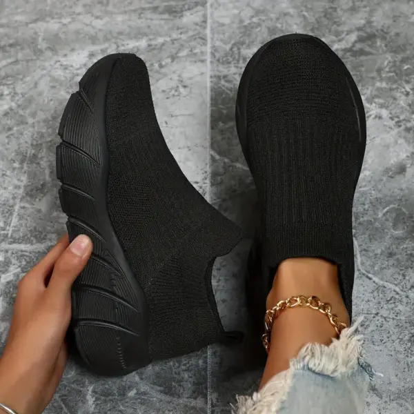 Breathable Womens Slip On Sneakers - Image 3