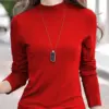 Casual High Neck Long Sleeve Tshirt