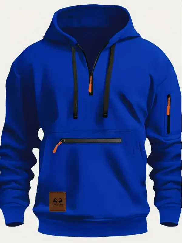 Men Casual Hooded Sweatshirt