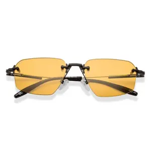 Rimless Geometric Lenskart Sunglasses